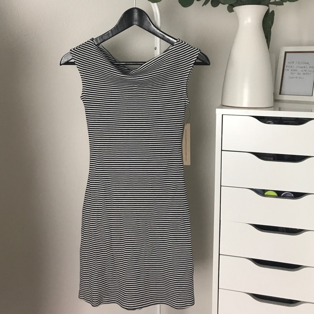 Reformation Striped Body-con Dress